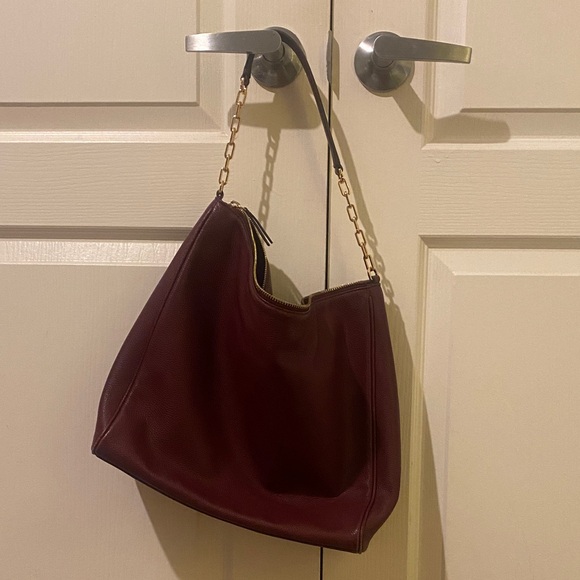 Tory Burch Deep Red Hobo Bag - Picture 3 of 3